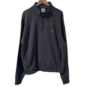 🔥🔥Adidas Heavyweight Shmoofoil 1/4 Zip Mock Neck Sweatshirt